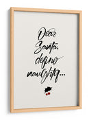 Querido Santa - Kubistika | Cuadro decorativo de Canvas Lab