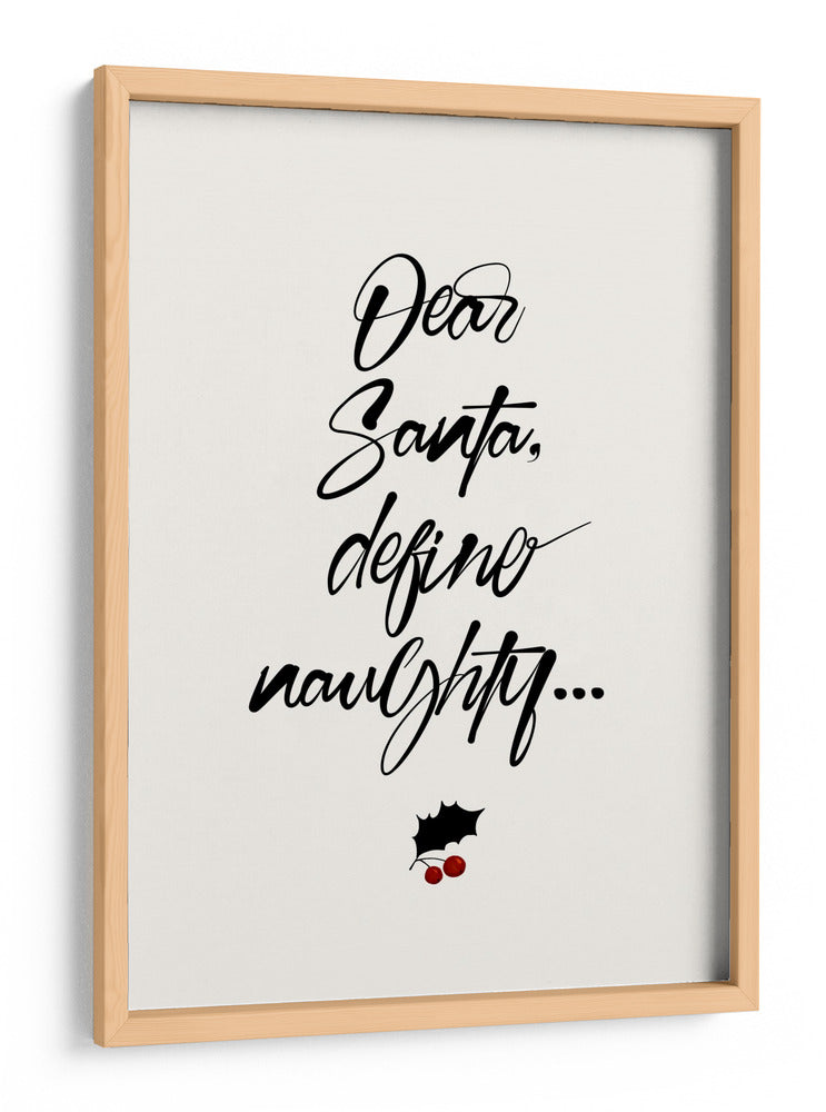Querido Santa - Kubistika | Cuadro decorativo de Canvas Lab