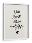 Querido Santa - Kubistika | Cuadro decorativo de Canvas Lab