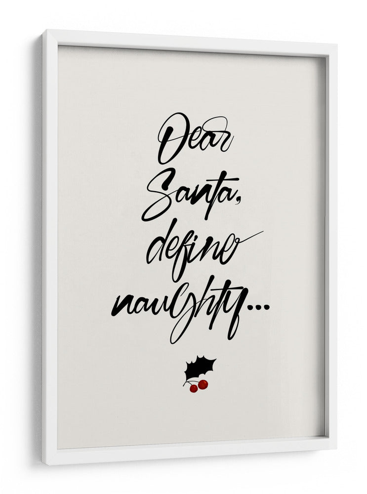 Querido Santa - Kubistika | Cuadro decorativo de Canvas Lab