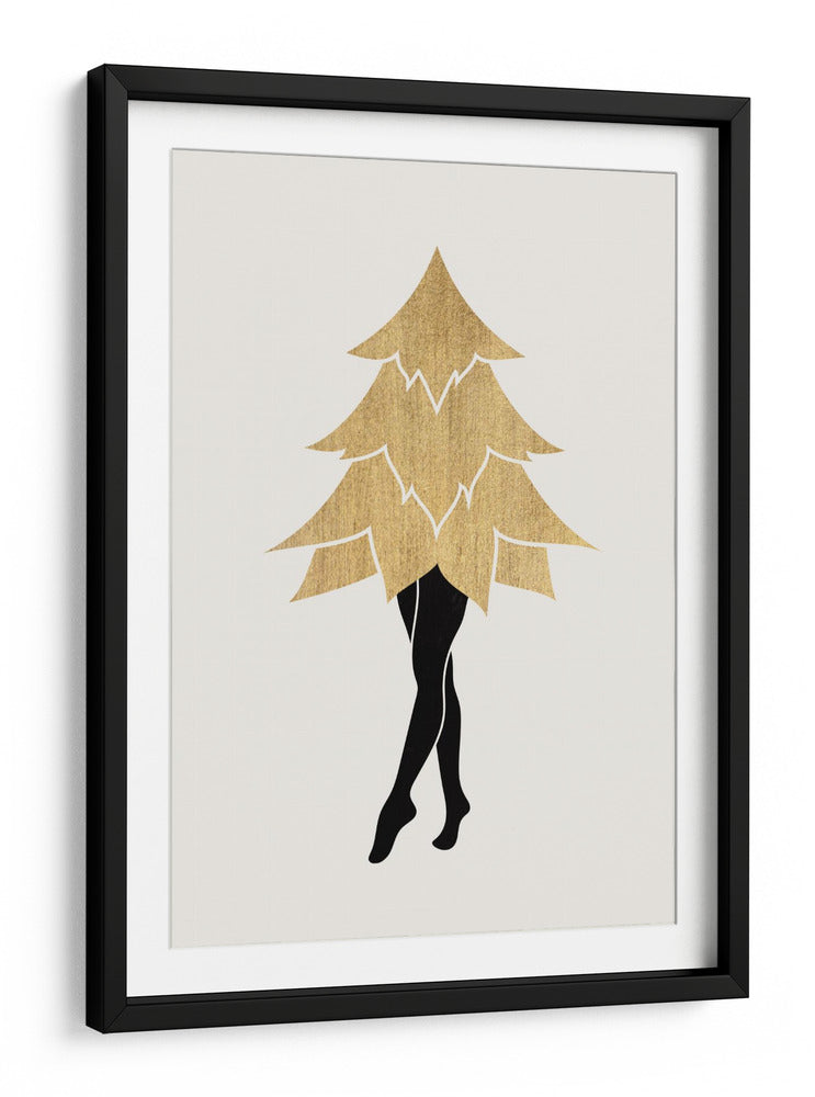 Lady Gaga En Navidad (vers.1) - Kubistika | Cuadro decorativo de Canvas Lab