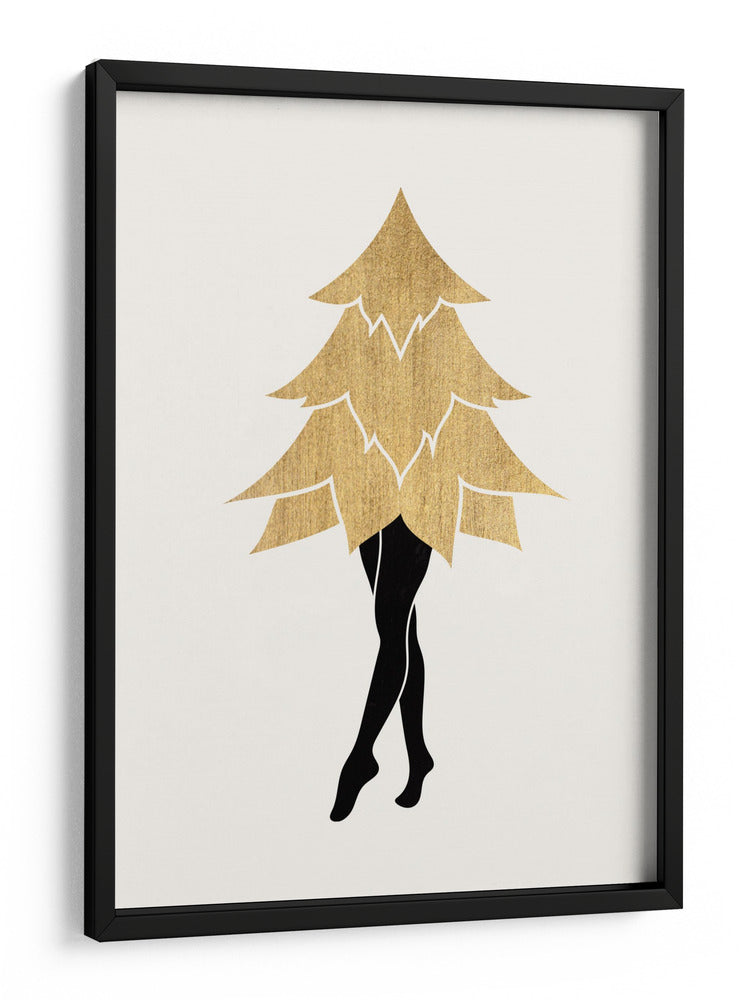 Lady Gaga En Navidad (vers.1) - Kubistika | Cuadro decorativo de Canvas Lab
