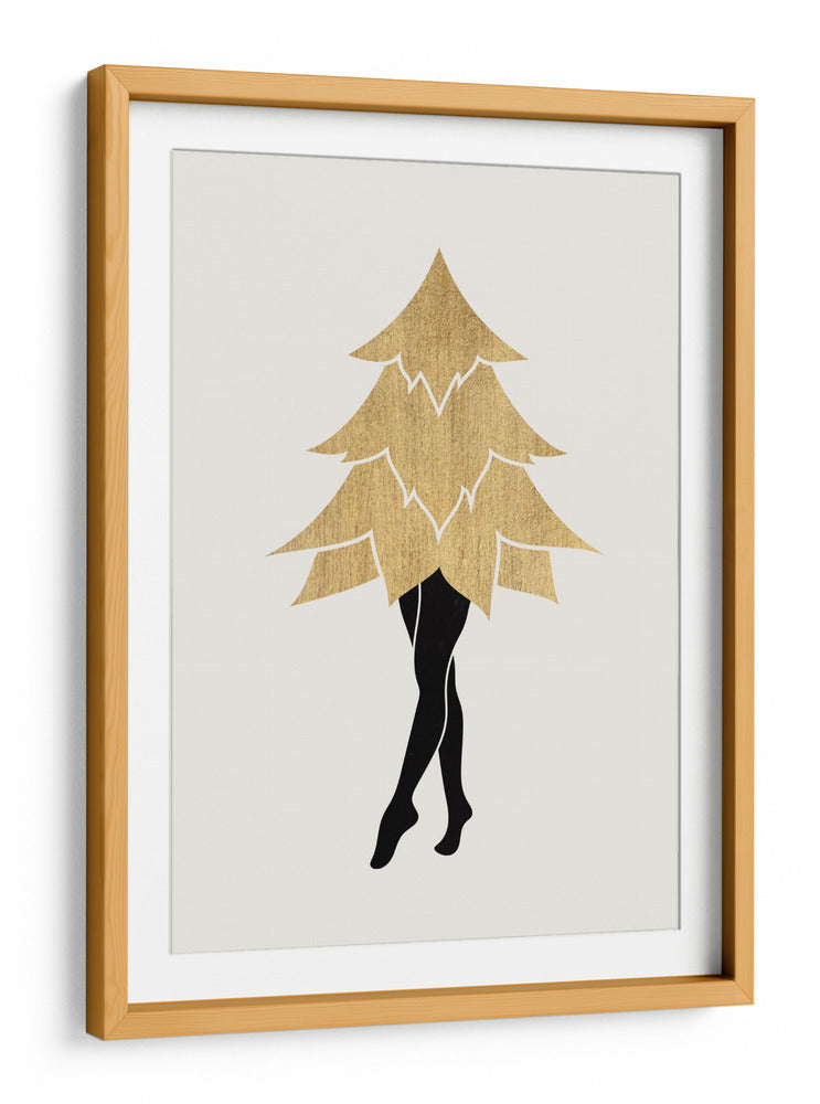 Lady Gaga En Navidad (vers.1) - Kubistika | Cuadro decorativo de Canvas Lab