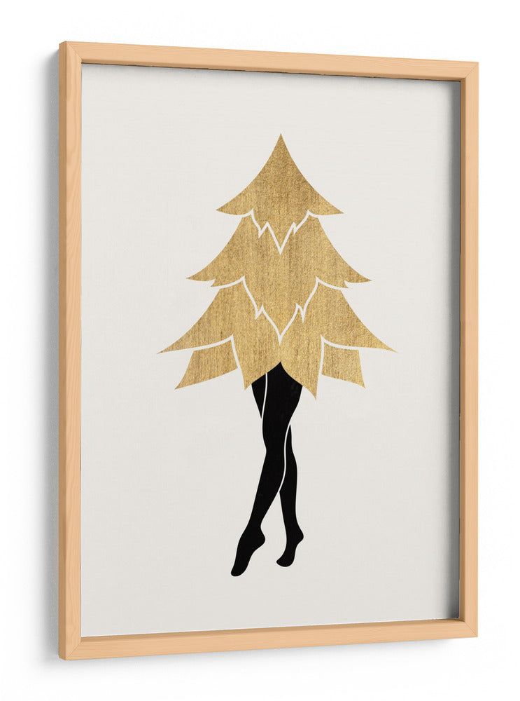 Lady Gaga En Navidad (vers.1) - Kubistika | Cuadro decorativo de Canvas Lab
