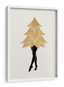 Lady Gaga En Navidad (vers.1) - Kubistika | Cuadro decorativo de Canvas Lab