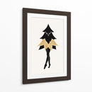Lady Gaga En Navidad (vers.2) - Kubistika | Cuadro decorativo de Canvas Lab
