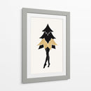 Lady Gaga En Navidad (vers.2) - Kubistika | Cuadro decorativo de Canvas Lab