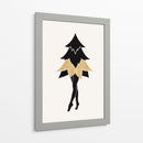 Lady Gaga En Navidad (vers.2) - Kubistika | Cuadro decorativo de Canvas Lab