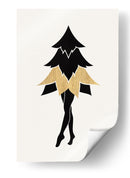 Lady Gaga En Navidad (vers.2) - Kubistika | Cuadro decorativo de Canvas Lab