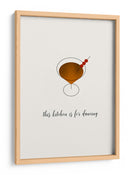 Cocina Navideña - Kubistika | Cuadro decorativo de Canvas Lab