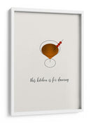 Cocina Navideña - Kubistika | Cuadro decorativo de Canvas Lab