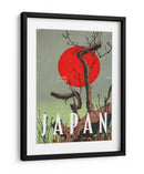 Japón Cartel de Viaje Vintage - Nicholas | Cuadro decorativo de Canvas Lab