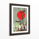 Japón Cartel de Viaje Vintage - Nicholas | Cuadro decorativo de Canvas Lab