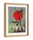 Japón Cartel de Viaje Vintage - Nicholas | Cuadro decorativo de Canvas Lab