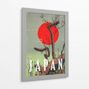 Japón Cartel de Viaje Vintage - Nicholas | Cuadro decorativo de Canvas Lab