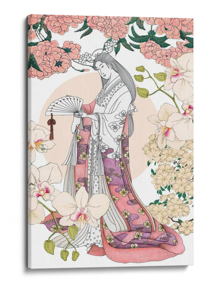 Jardín Japonés un Collage - Marja van den | Cuadro decorativo de Canvas Lab