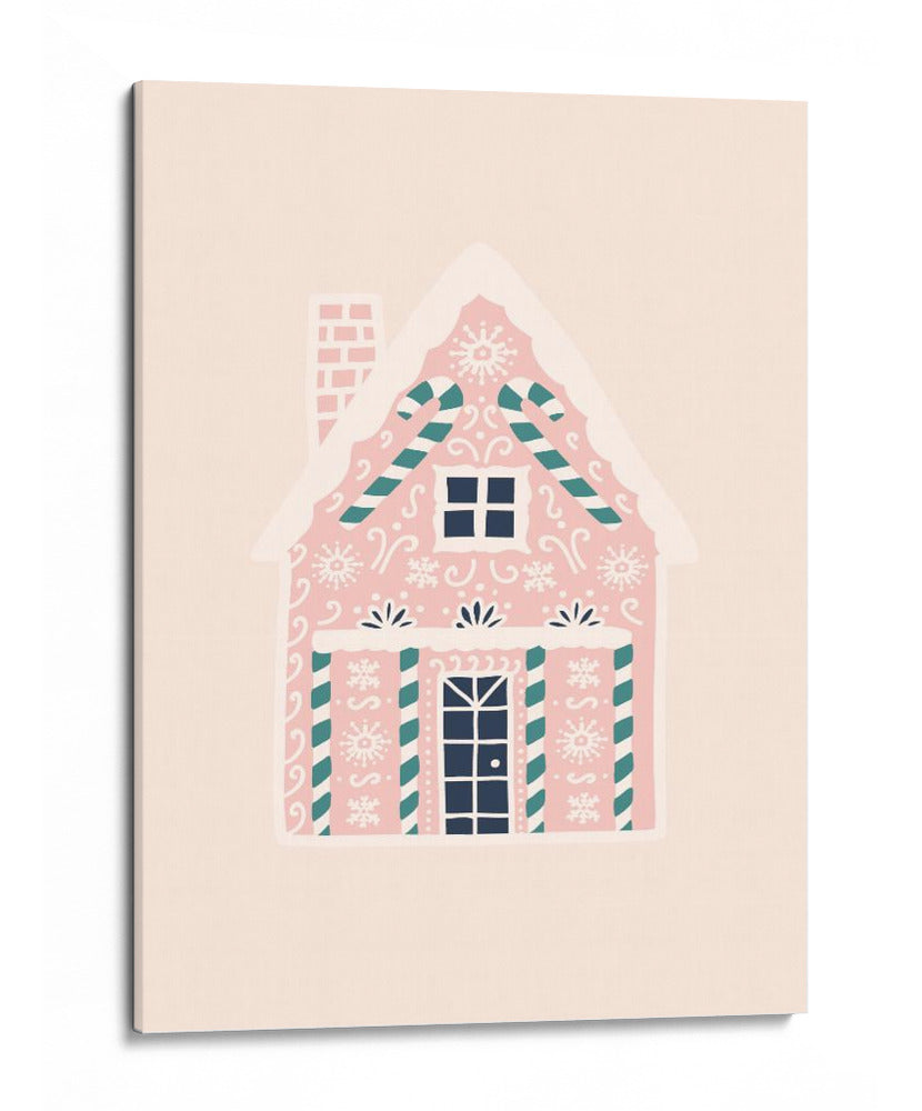 Casa de Jengibre de Navidad - Talitha McQueen | Cuadro decorativo de Canvas Lab