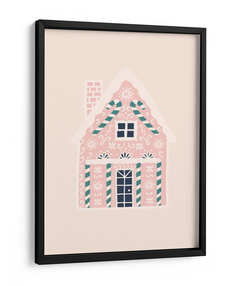 Casa de Jengibre de Navidad - Talitha McQueen | Cuadro decorativo de Canvas Lab