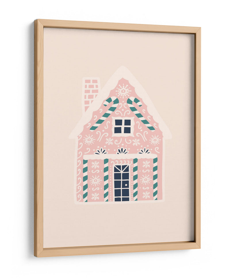 Casa de Jengibre de Navidad - Talitha McQueen | Cuadro decorativo de Canvas Lab