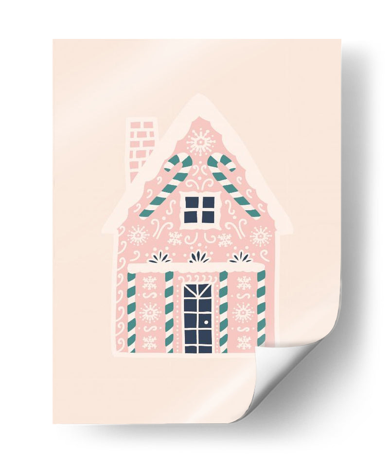 Casa de Jengibre de Navidad - Talitha McQueen | Cuadro decorativo de Canvas Lab