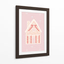 Casa de Jengibre Rosa - Talitha McQueen | Cuadro decorativo de Canvas Lab