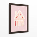 Casa de Jengibre Rosa - Talitha McQueen | Cuadro decorativo de Canvas Lab