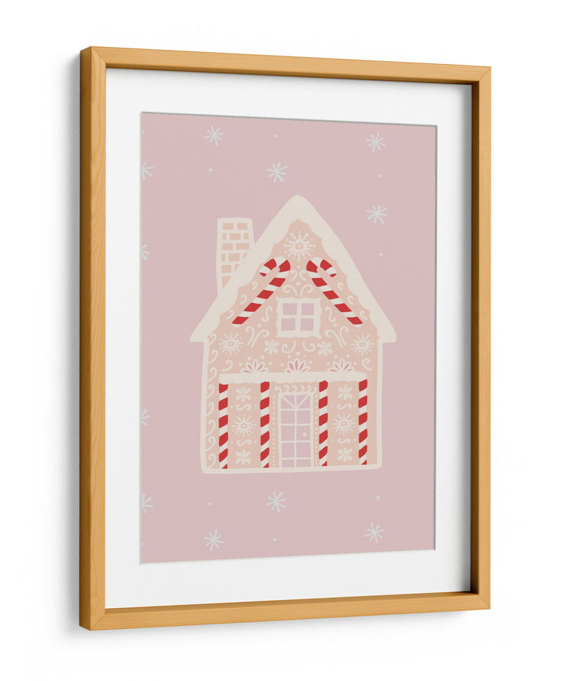 Casa de Jengibre Rosa - Talitha McQueen | Cuadro decorativo de Canvas Lab