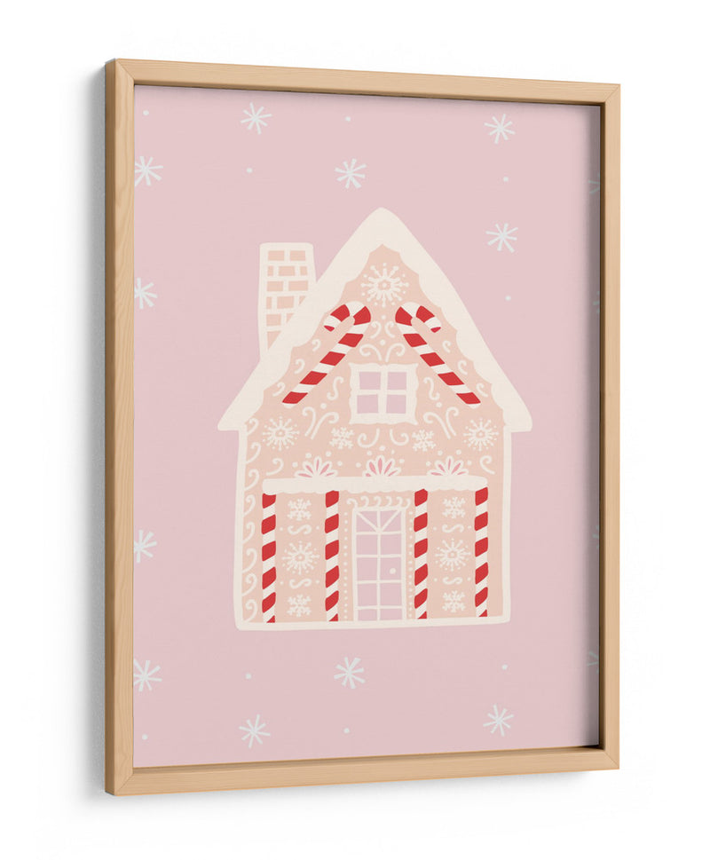 Casa de Jengibre Rosa - Talitha McQueen | Cuadro decorativo de Canvas Lab