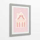 Casa de Jengibre Rosa - Talitha McQueen | Cuadro decorativo de Canvas Lab