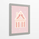 Casa de Jengibre Rosa - Talitha McQueen | Cuadro decorativo de Canvas Lab