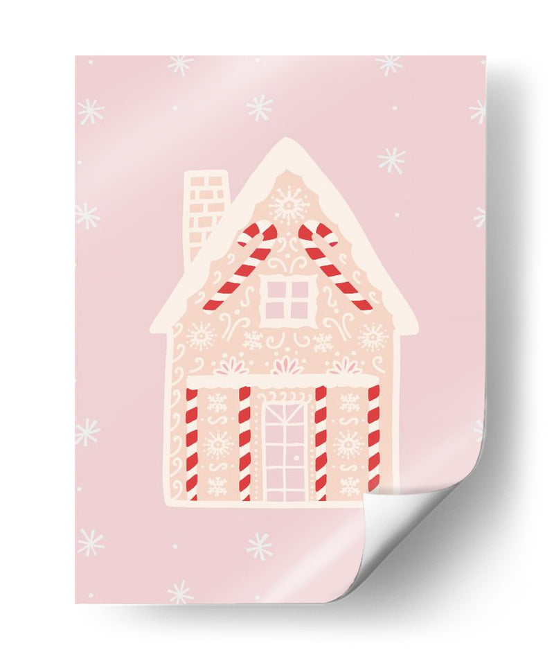 Casa de Jengibre Rosa - Talitha McQueen | Cuadro decorativo de Canvas Lab