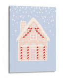 Casa de pan de jengibre azul - Talitha McQueen | Cuadro decorativo de Canvas Lab