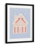 Casa de pan de jengibre azul - Talitha McQueen | Cuadro decorativo de Canvas Lab