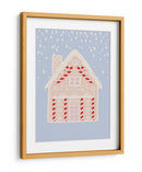 Casa de pan de jengibre azul - Talitha McQueen | Cuadro decorativo de Canvas Lab