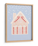 Casa de pan de jengibre azul - Talitha McQueen | Cuadro decorativo de Canvas Lab