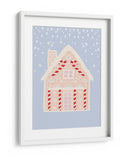 Casa de pan de jengibre azul - Talitha McQueen | Cuadro decorativo de Canvas Lab