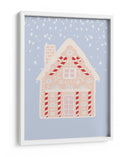 Casa de pan de jengibre azul - Talitha McQueen | Cuadro decorativo de Canvas Lab