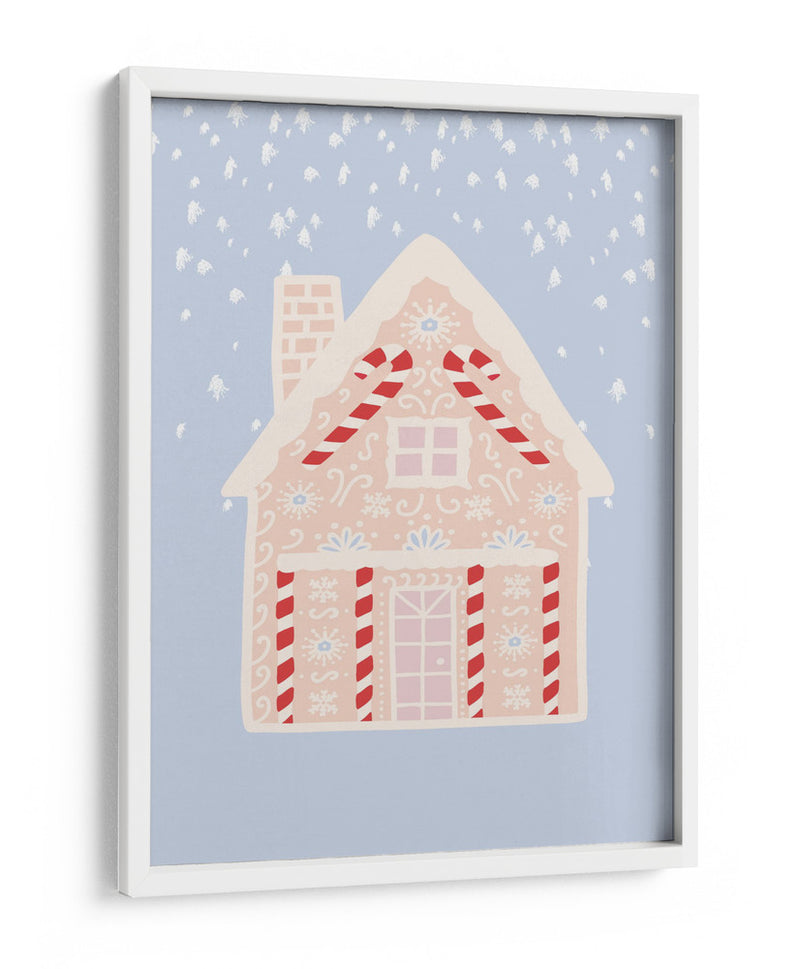 Casa de pan de jengibre azul - Talitha McQueen | Cuadro decorativo de Canvas Lab