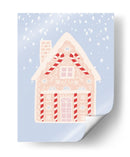 Casa de pan de jengibre azul - Talitha McQueen | Cuadro decorativo de Canvas Lab