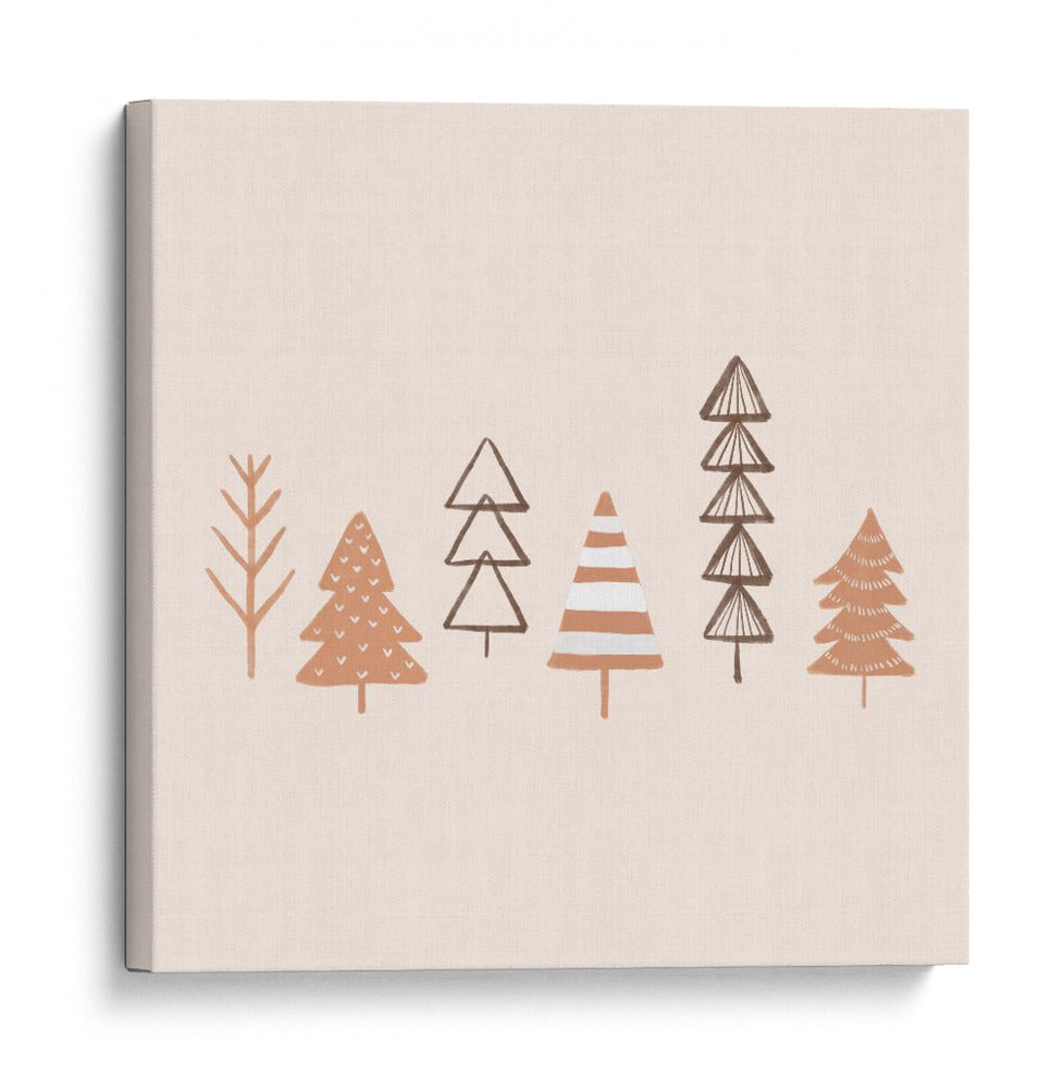 Ilustración de árboles de invierno - Orara Studio | Cuadro decorativo de Canvas Lab