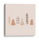 Ilustración de árboles de invierno - Orara Studio | Cuadro decorativo de Canvas Lab