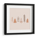 Ilustración de árboles de invierno - Orara Studio | Cuadro decorativo de Canvas Lab