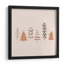 Ilustración de árboles de invierno - Orara Studio | Cuadro decorativo de Canvas Lab