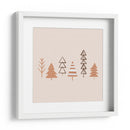 Ilustración de árboles de invierno - Orara Studio | Cuadro decorativo de Canvas Lab