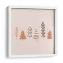 Ilustración de árboles de invierno - Orara Studio | Cuadro decorativo de Canvas Lab