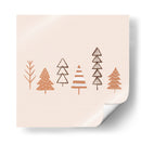 Ilustración de árboles de invierno - Orara Studio | Cuadro decorativo de Canvas Lab