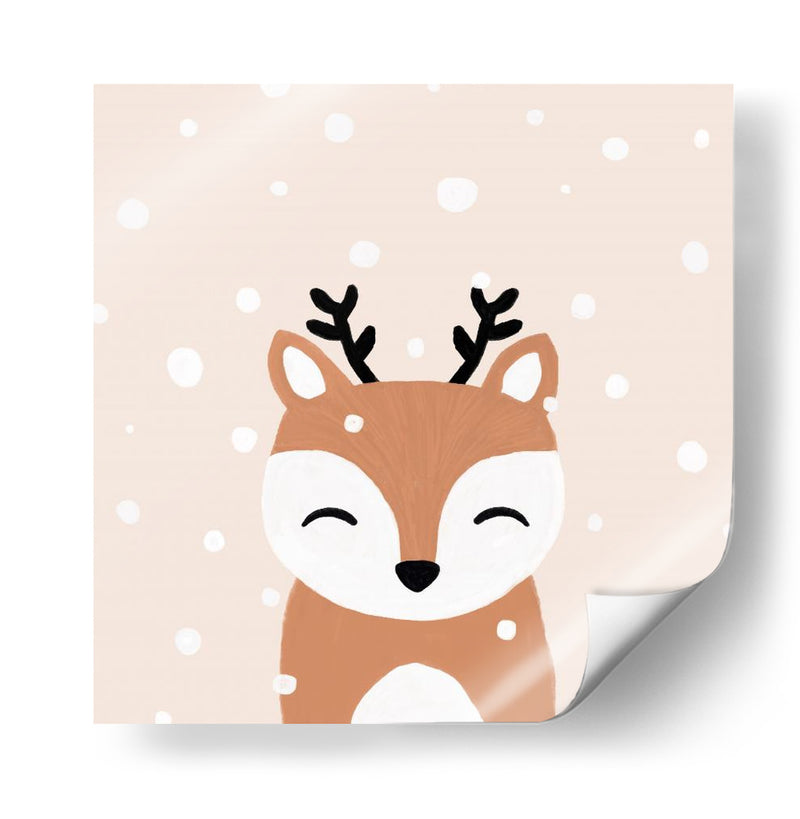 Nieve un Ciervo - Orara Studio | Cuadro decorativo de Canvas Lab