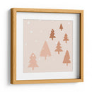 Árboles invernales en colores pastel - Orara Studio | Cuadro decorativo de Canvas Lab