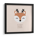 Oh Ciervo El Invierno Está Aquí - Orara Studio | Cuadro decorativo de Canvas Lab