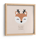 Oh Ciervo El Invierno Está Aquí - Orara Studio | Cuadro decorativo de Canvas Lab